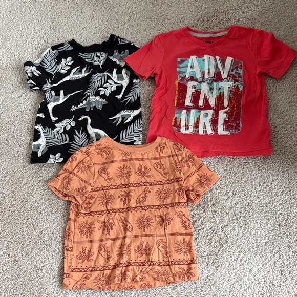Other - Kids Graphic and Patterned T-Shirts Set